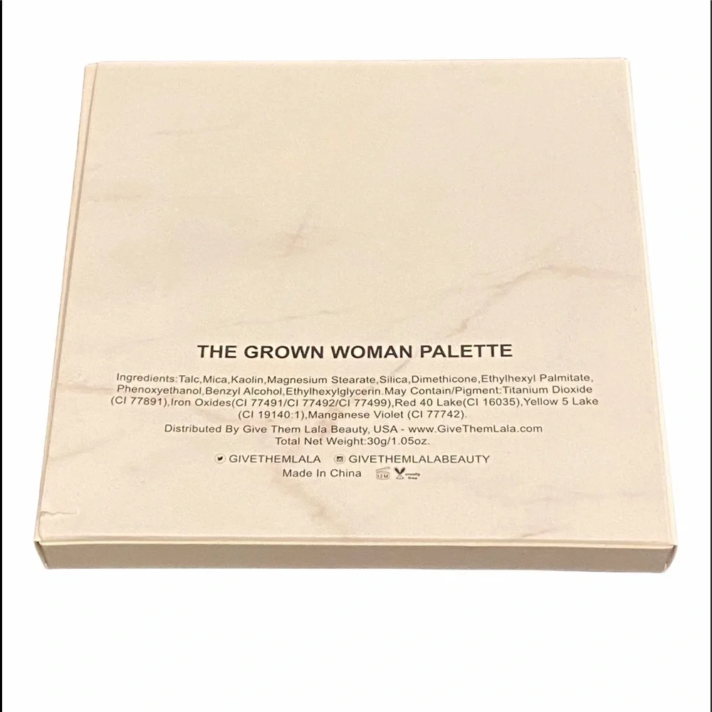 GIVE THEM LALA The Grown Woman Palette Blendable Eyeshadow Shades NEW